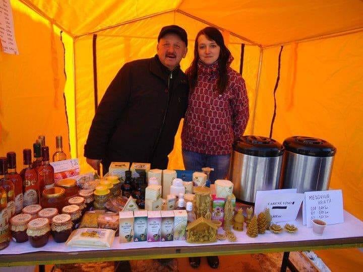 Verkauf von Honig und Bienenprodukten