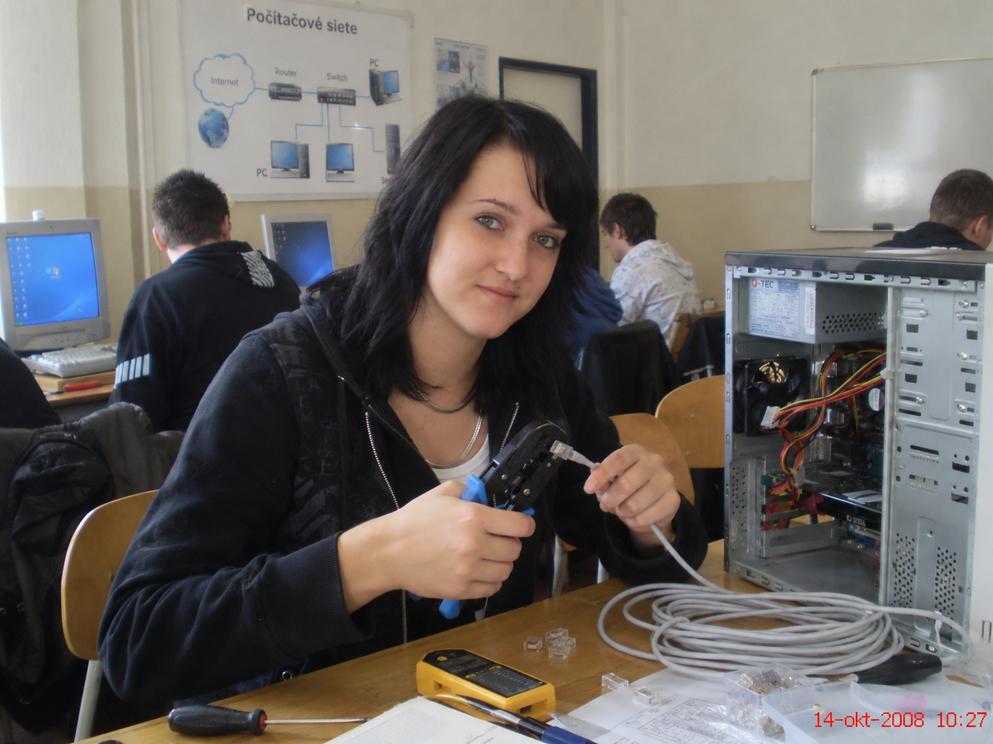 Praktische Arbeit mit Netzwerken während meiner Ausbildung
